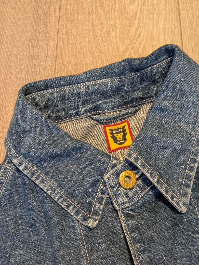ヒューマンメイド デニムカバーオールジャケット L