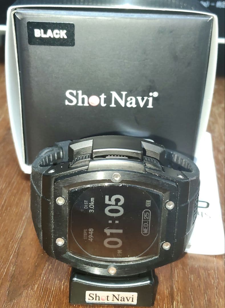 ​【美品・アプデ済】Shot Navi Crest 黒 完備品