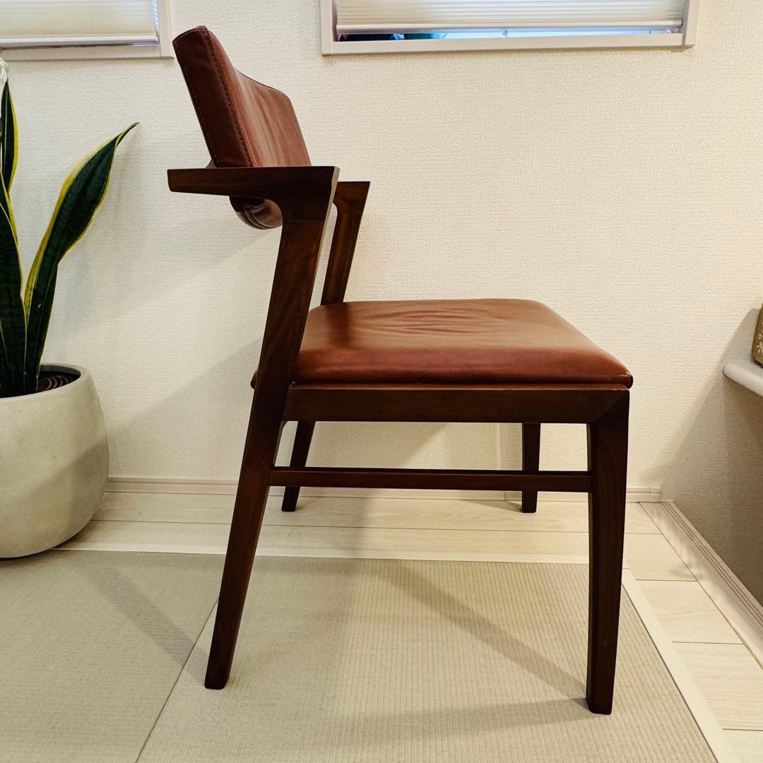 い*ん様 シギヤマ家具 ダイニング チェア 木製 天然木 ブラウン 北欧スタイル