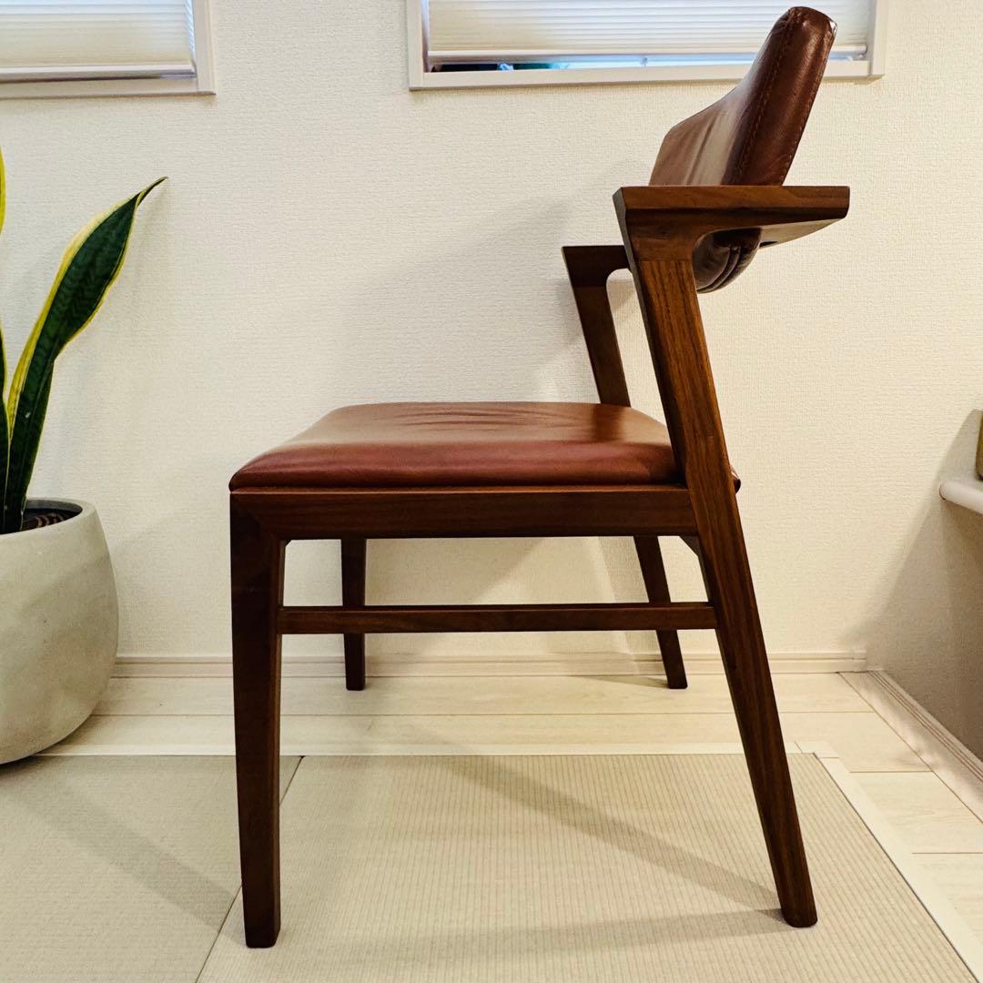 い*ん様 シギヤマ家具 ダイニング チェア 木製 天然木 ブラウン 北欧スタイル