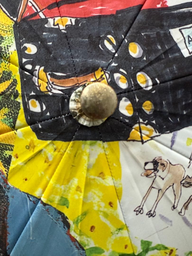 【人気】マンハッタナーズ　手開き式　雨傘　耐風式　素敵なマンハッタン　長傘