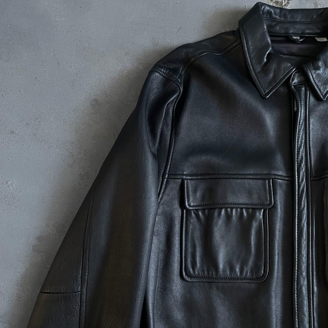 ジャケット・アウター 90's \"ALFANI\" Double-Zip Leather Jacket