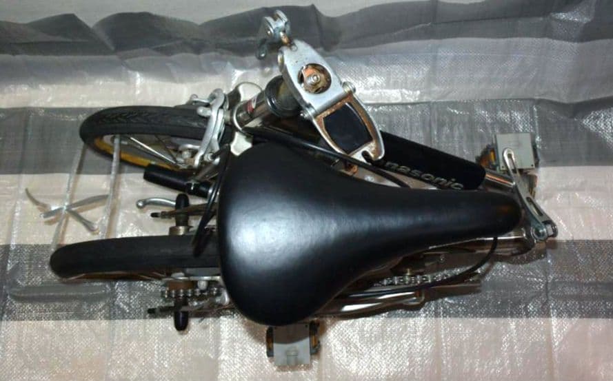 【ジャンク品】 Panasonic 折りたたみ自転車 トレンクル7500