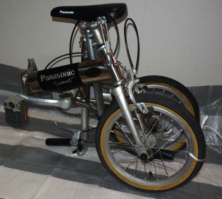 【ジャンク品】 Panasonic 折りたたみ自転車 トレンクル7500