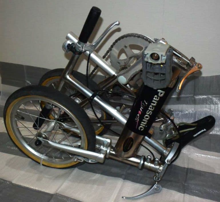 【ジャンク品】 Panasonic 折りたたみ自転車 トレンクル7500