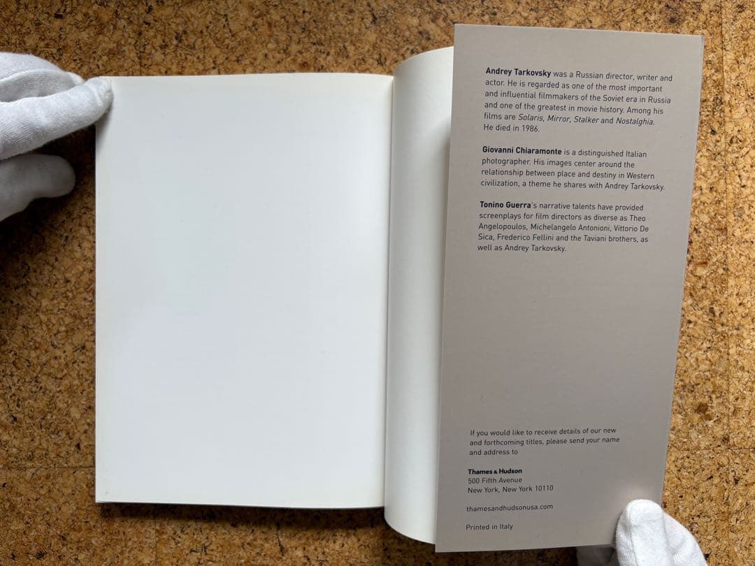 \"Instant Light\" Tarkovsky Polaroids パンフ付