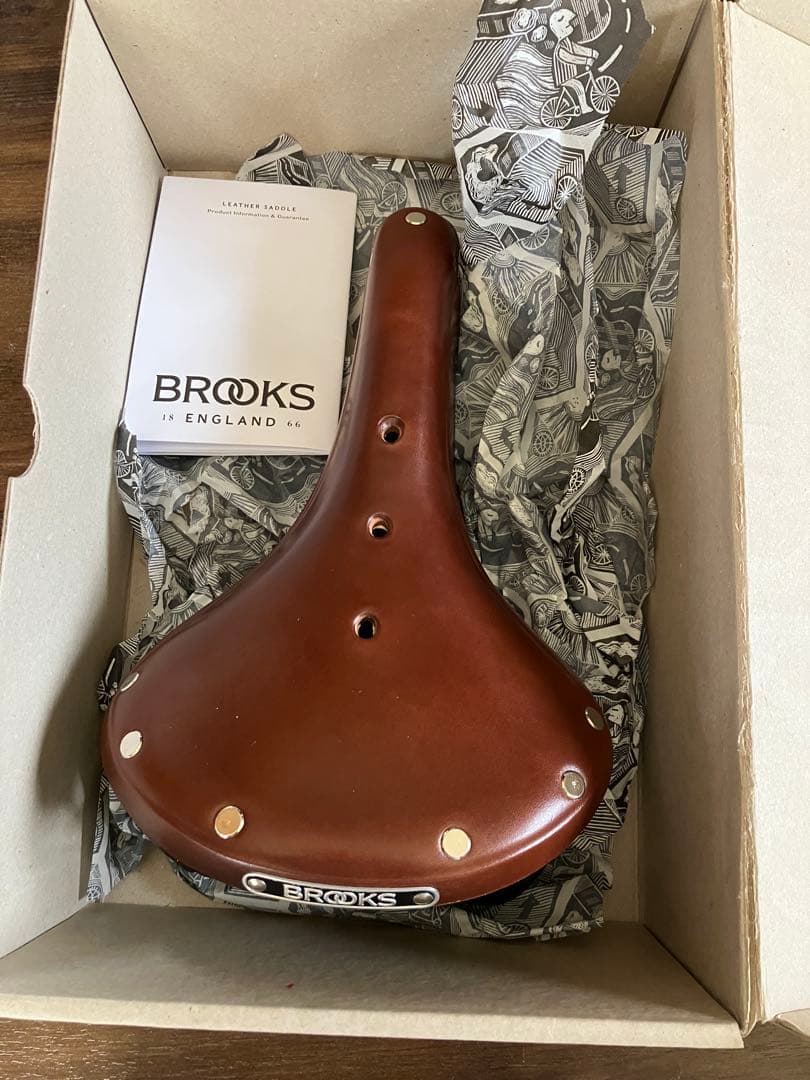 最終値下げ【中古】BROOKS(ブルックス) レザーサドルB17のスプリング付