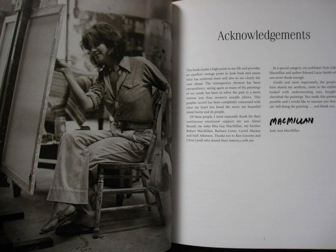 画集　My Jamaica　Judy Ann MacMillan