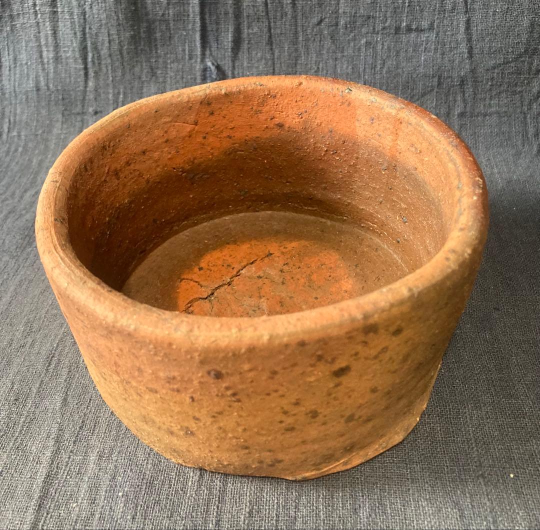 古備前窯道具　銅に窯印（ロ）を持つ窯道具　桃山から江戸時代