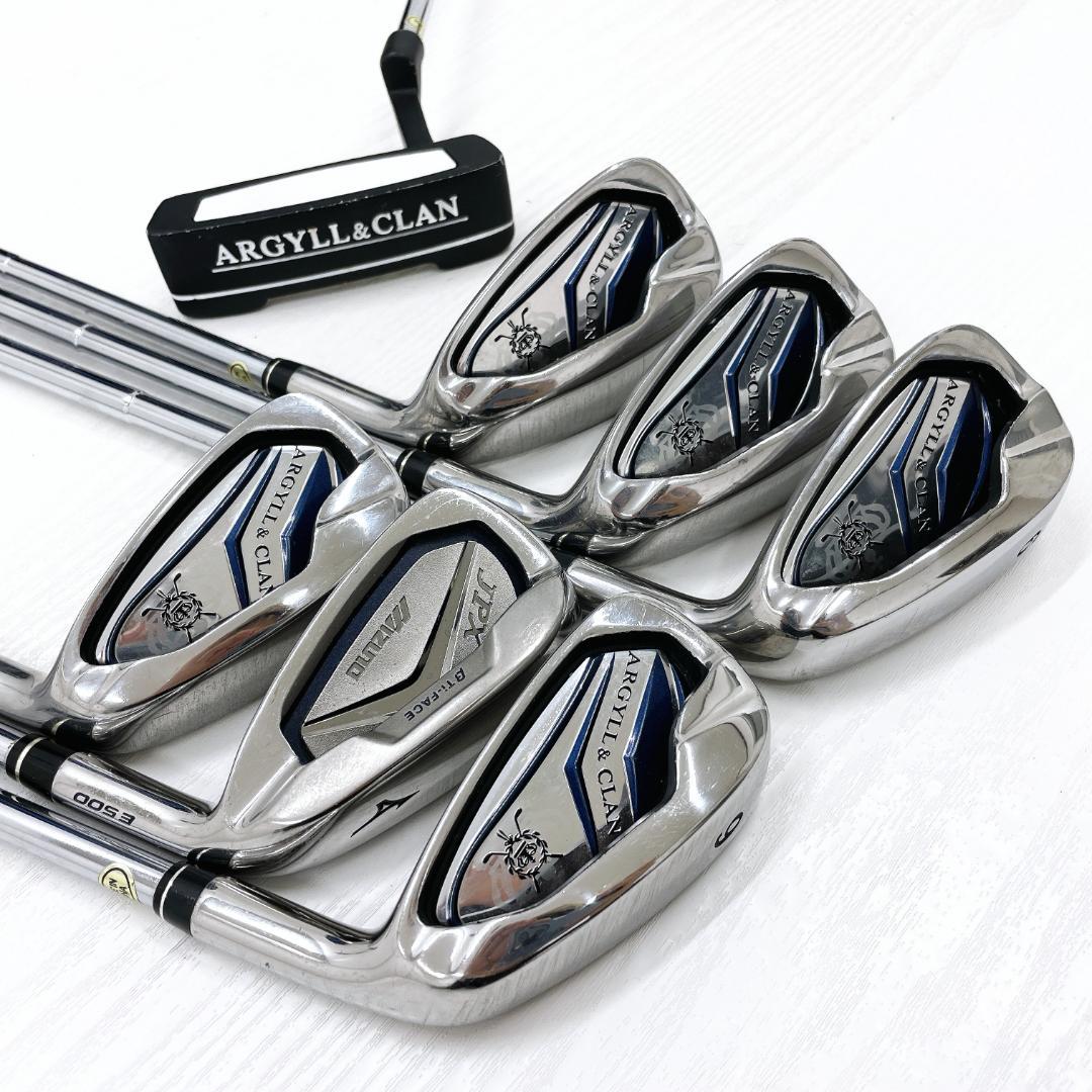 初心者様推奨‼ アーガイル＆クラン メンズ ゴルフクラブ セット 10本 SR