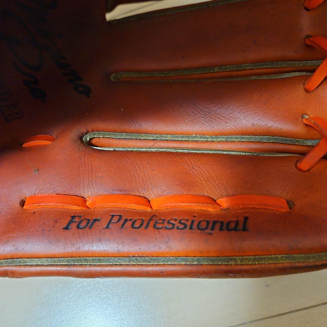 レア！当時物。 ビッグMミズノプロオーダー硬式外野手用信義刻印入り。