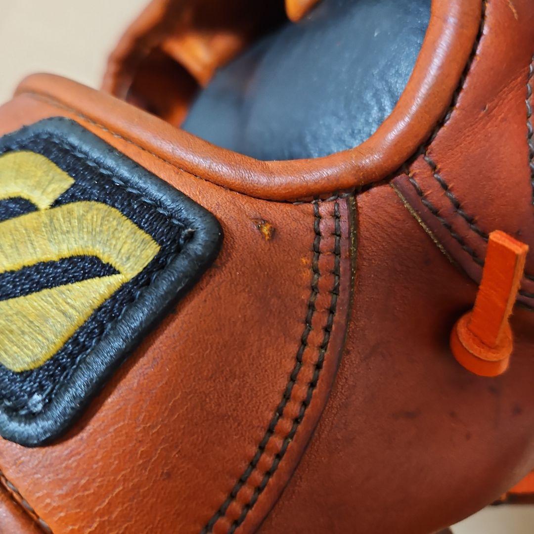 レア！当時物。 ビッグMミズノプロオーダー硬式外野手用信義刻印入り。