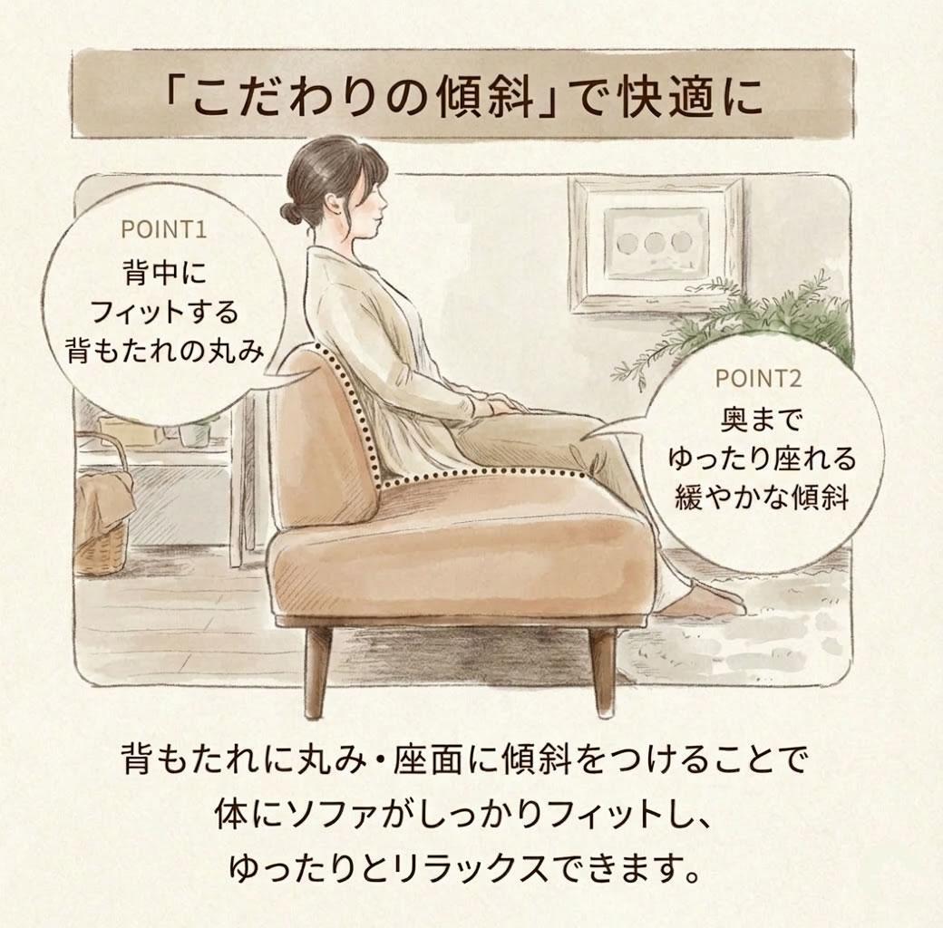 【新品訳あり】北欧風 アームレスソファ 2人掛け ローソファ　ブラウン系