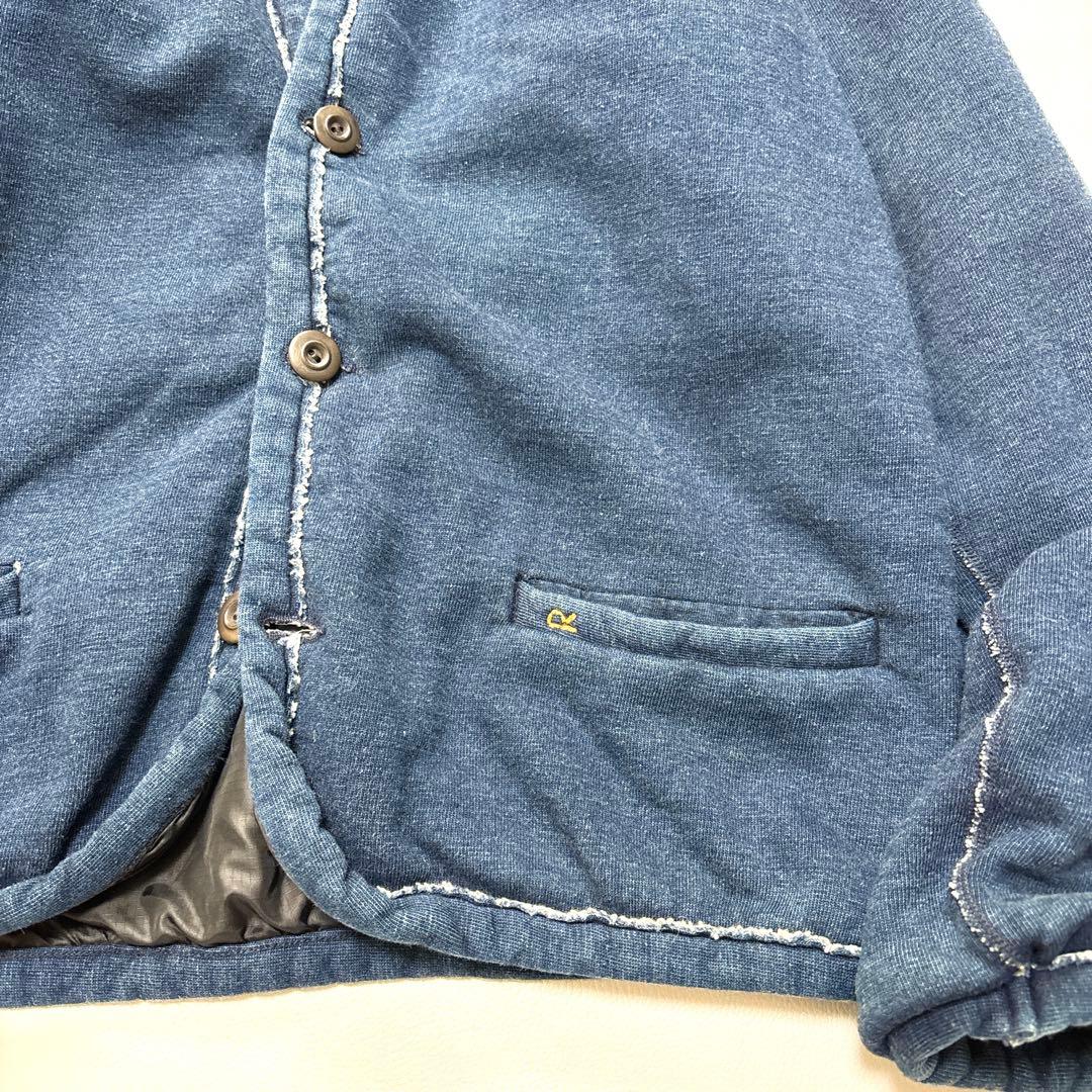 【希少】45rpm/45R インディゴ染め スウェット ジャケット 日本製 L