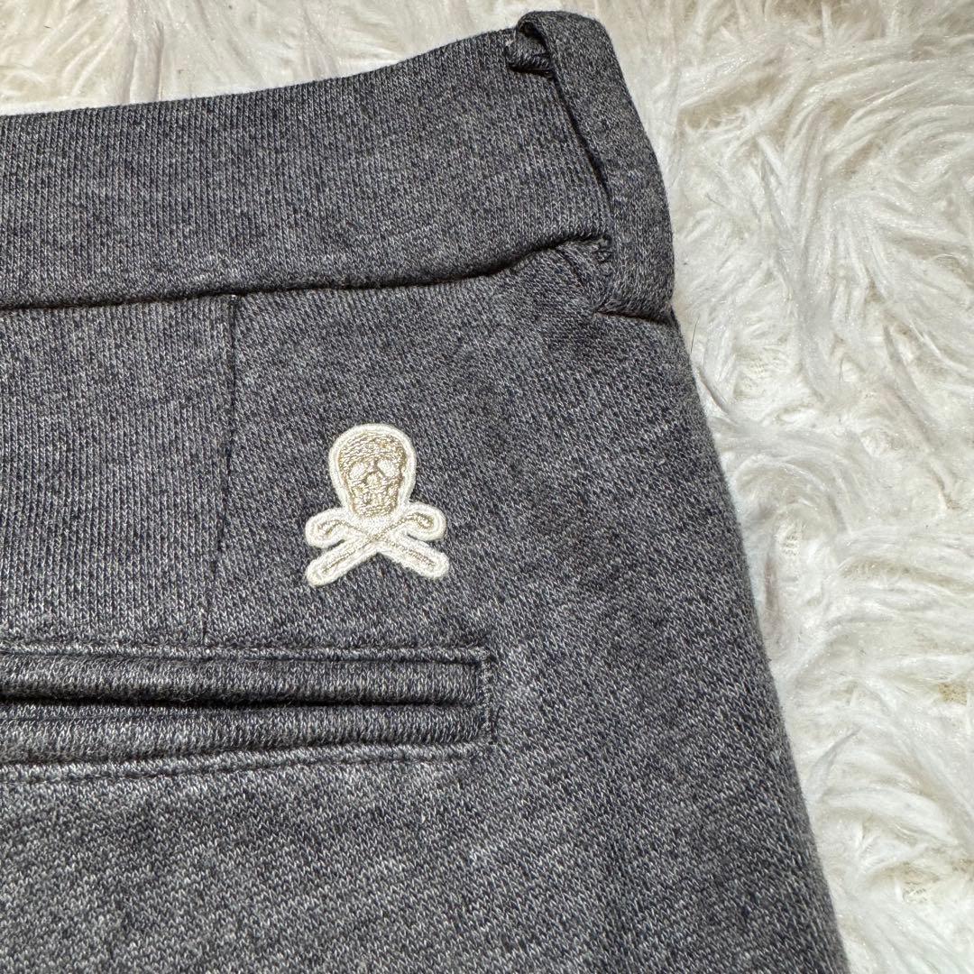 クレイジーソルト様マークアンドロナ カーゴパンツ スウェット スカル グレー L