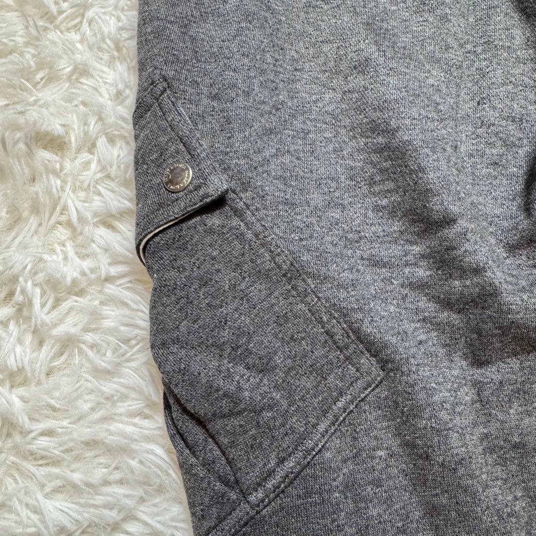 クレイジーソルト様マークアンドロナ カーゴパンツ スウェット スカル グレー L