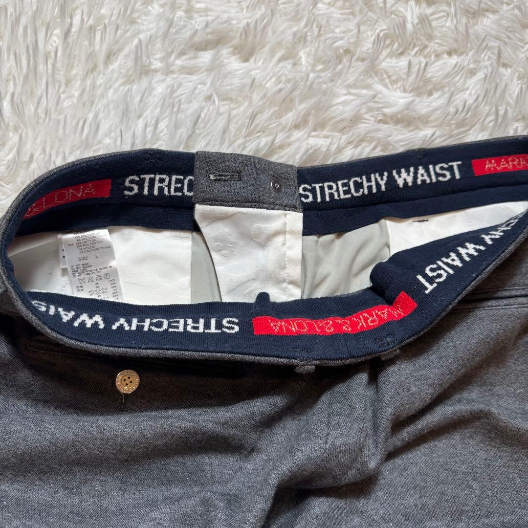 クレイジーソルト様マークアンドロナ カーゴパンツ スウェット スカル グレー L