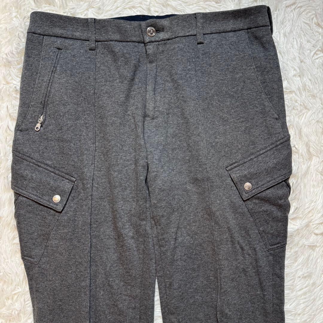 クレイジーソルト様マークアンドロナ カーゴパンツ スウェット スカル グレー L