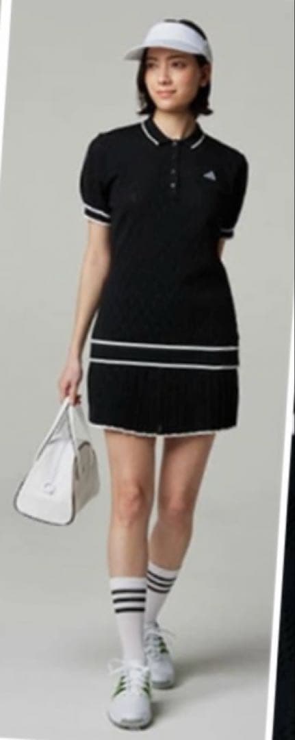 新品adidasゴルフ　春夏上下セットアップ　フェミニン 人気完売品