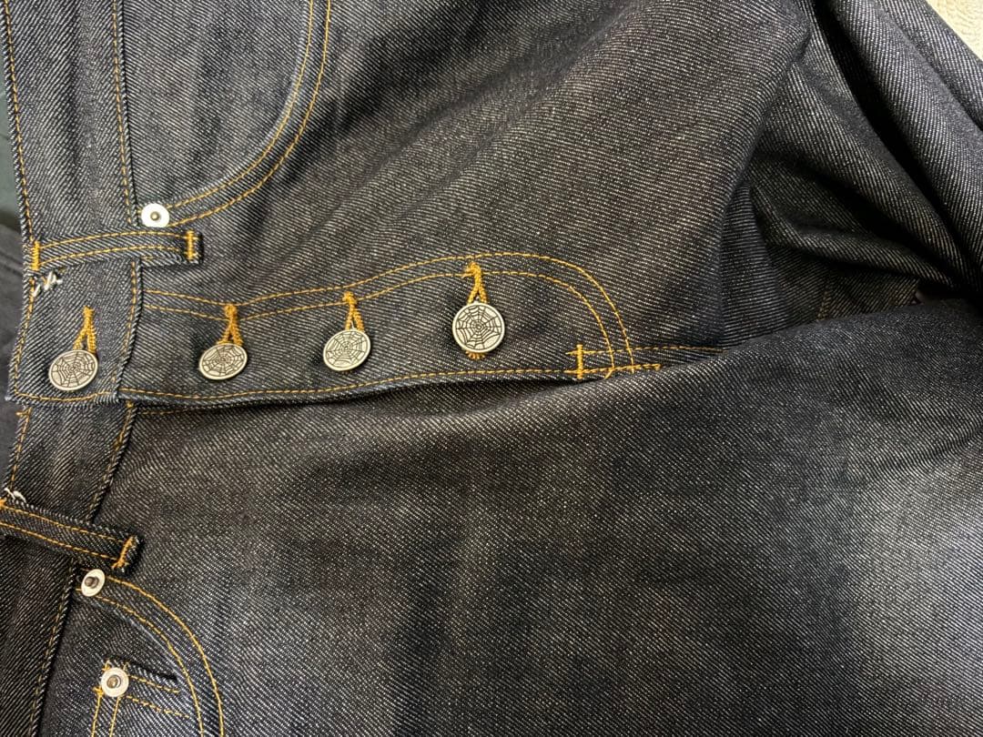 noremidダークデニム ワイドレッグパンツ