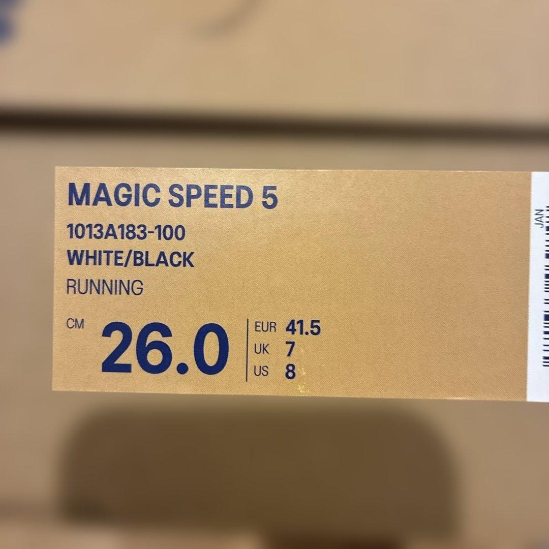 asics マジックスピード5 26.0cm 【ほぼ未使用】