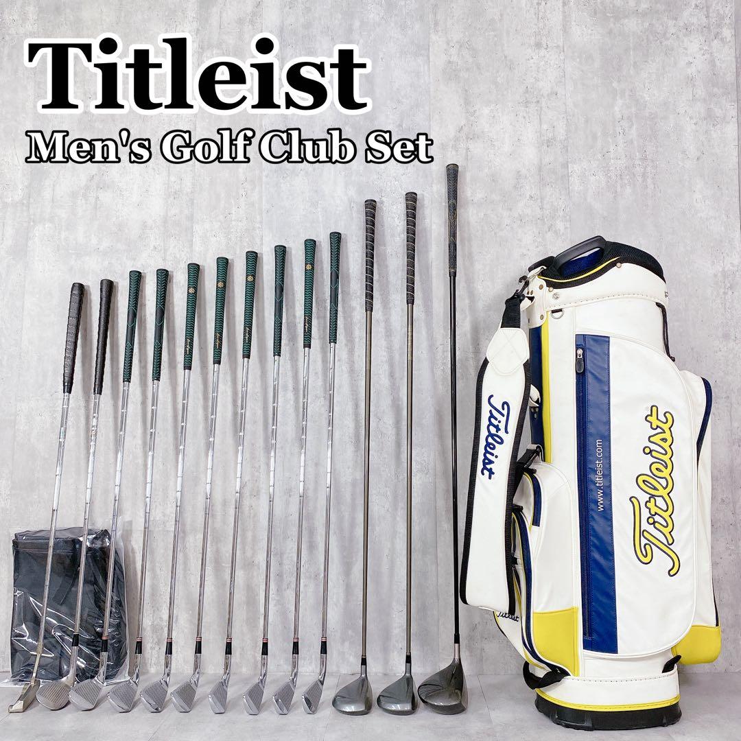 T807 タイトリスト 他 ゴルフクラブ メンズ フルセット 14点 練習 入門