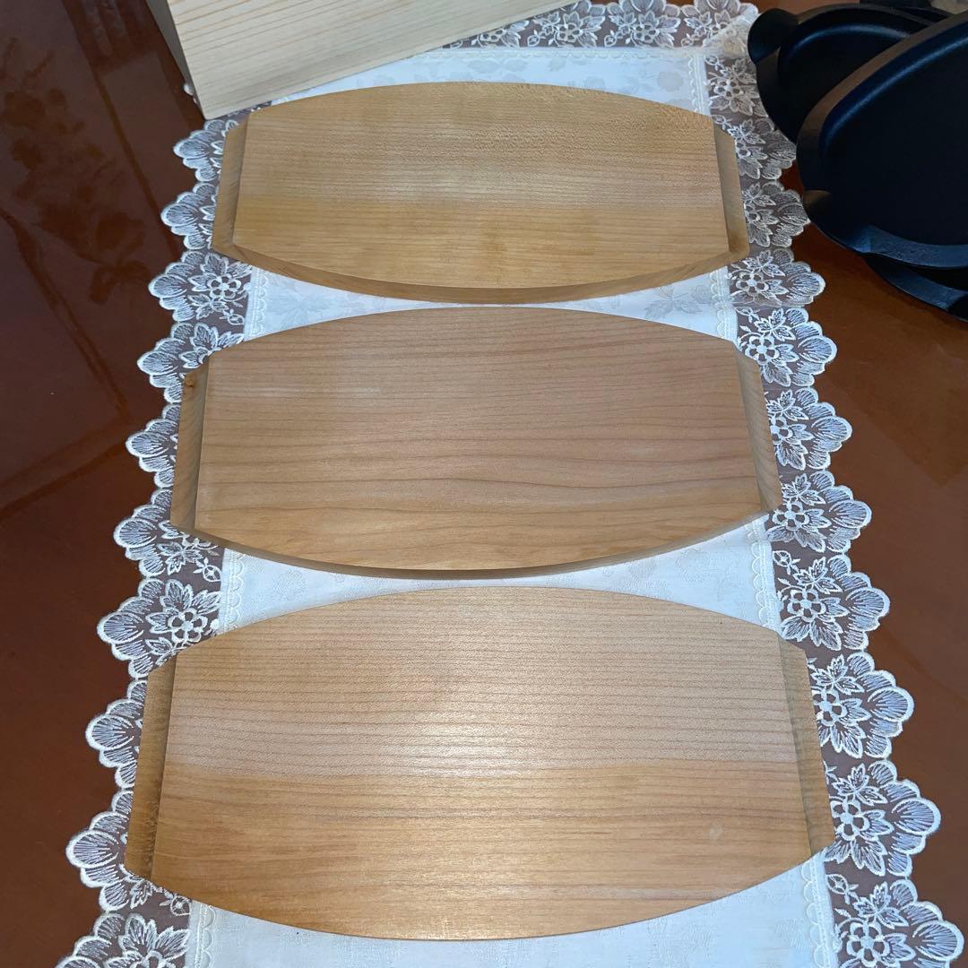 南部鉄器　岩鋳　ステーキ皿　3枚セット　ナイフフォーク付き　未使用