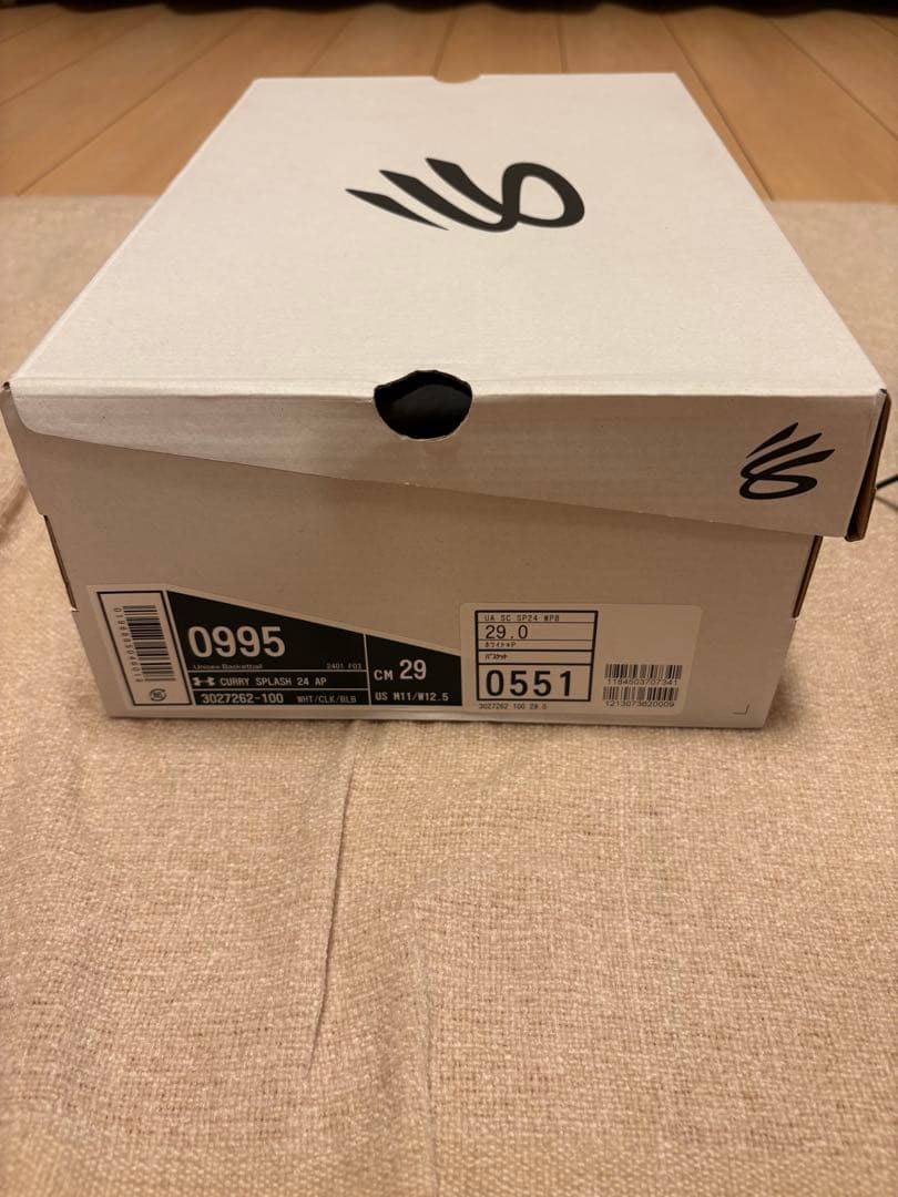 バスケットボールシューズ　CURRY SPLASH 24 AP/WHT