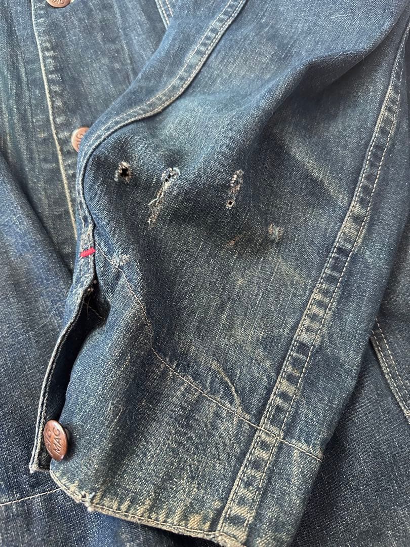 40'S BIGMAC デニムカバーオール 盾タグ 濃紺 ビックマック