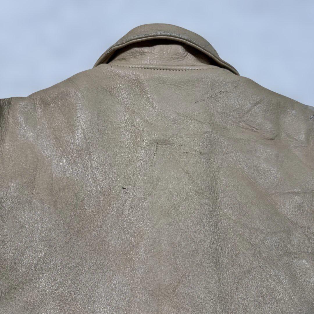 50sビンテージ！W.B.PLACE&CO.ディアスキンレザージャケット36