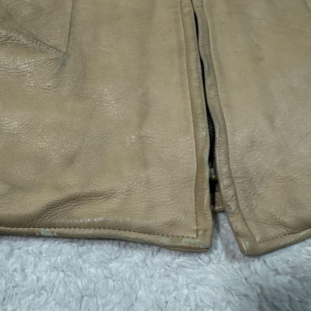 50sビンテージ！W.B.PLACE&CO.ディアスキンレザージャケット36