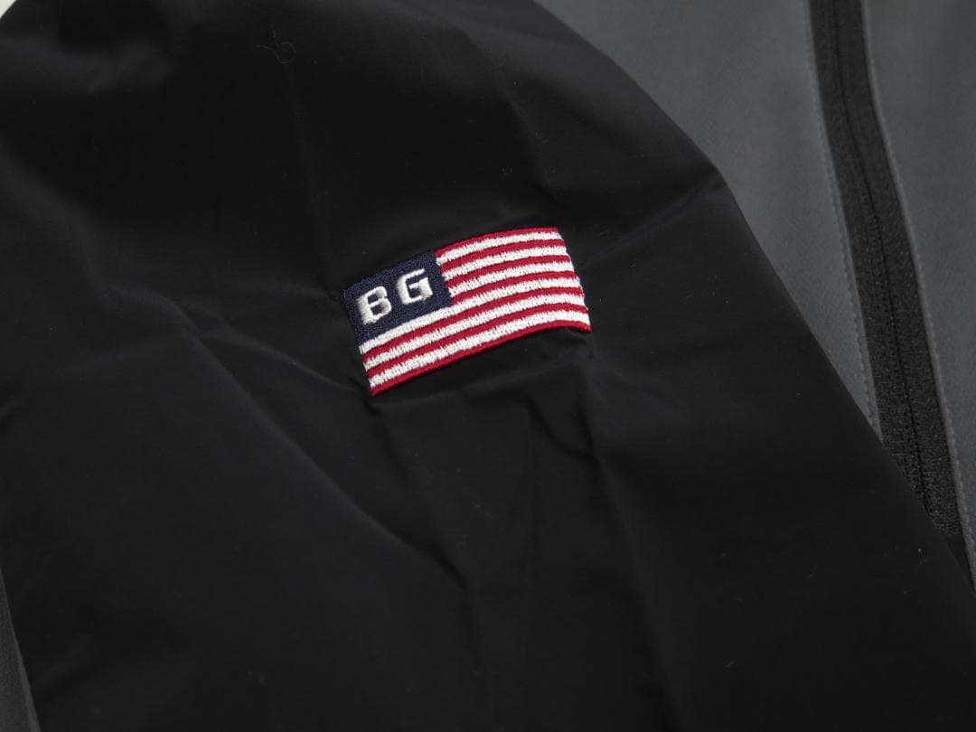 ⓁBRIEFING GOLF ブリーフィングゴルフ背面ロゴハーフジップフーディー