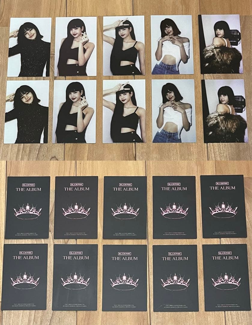 BLACKPINK リサ ジス ジェニ THE ALBUM トレカ ポストカード