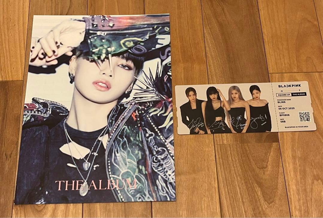 BLACKPINK リサ ジス ジェニ THE ALBUM トレカ ポストカード