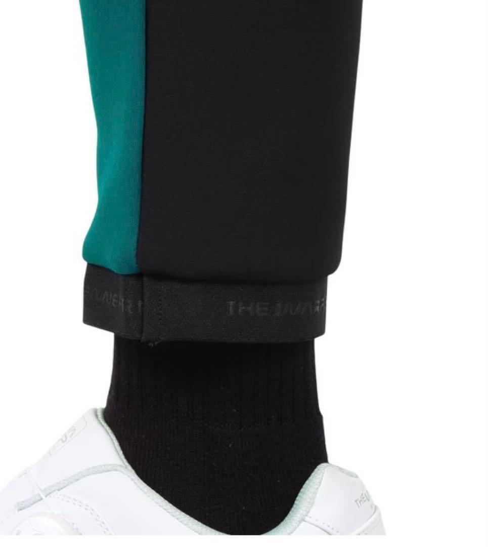THE WARP ザワープ　メンズ　ストレッチパンツ　グリーン×ブラック