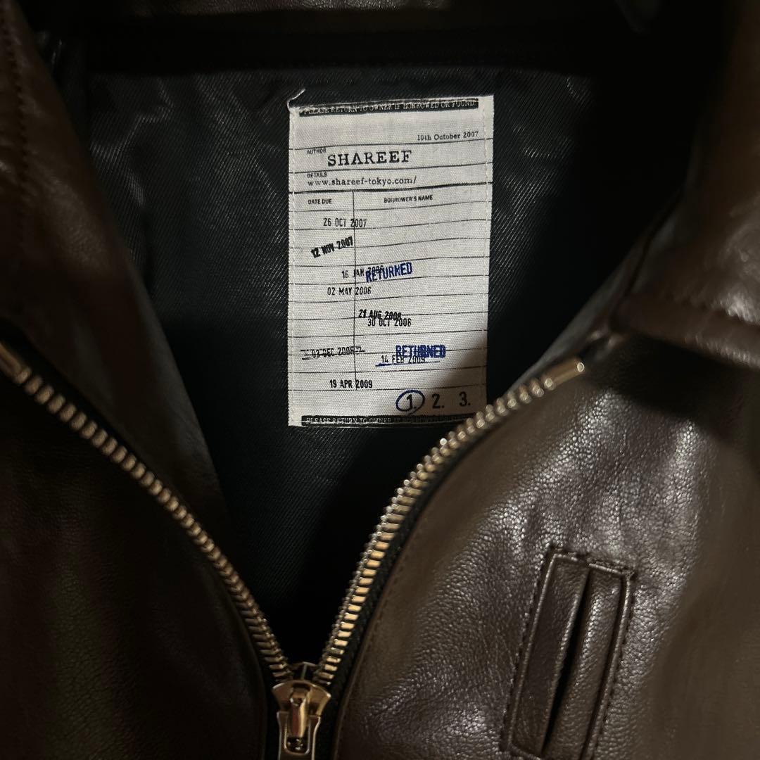 shareef レザーブルゾン　メンズ　サイズ 1