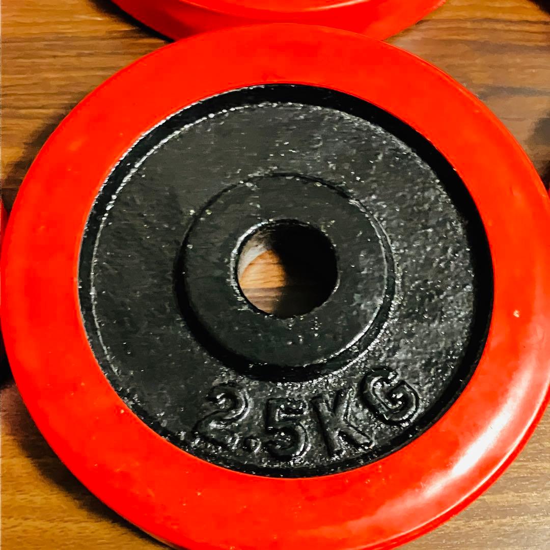 ✨美品✨　片手10kg 合計　20kg ダンベル×2個　ラバー付