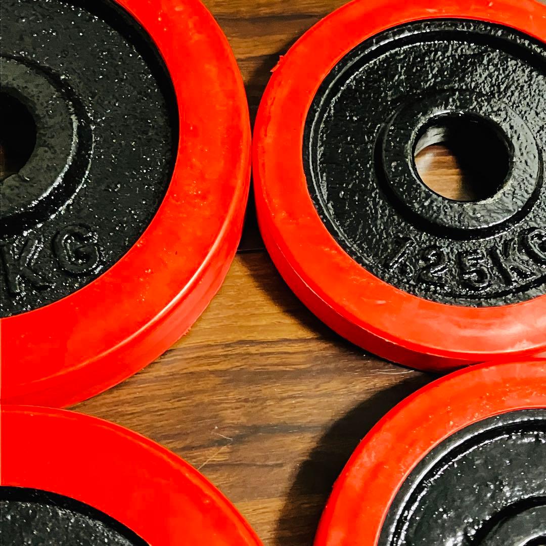 ✨美品✨　片手10kg 合計　20kg ダンベル×2個　ラバー付