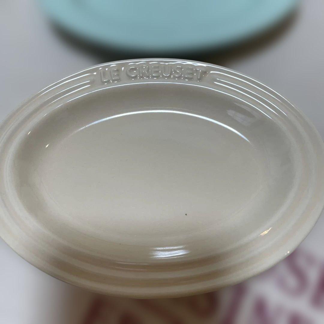 《新品》LE CREUSET ミニオーバルプレート 2箱 10枚