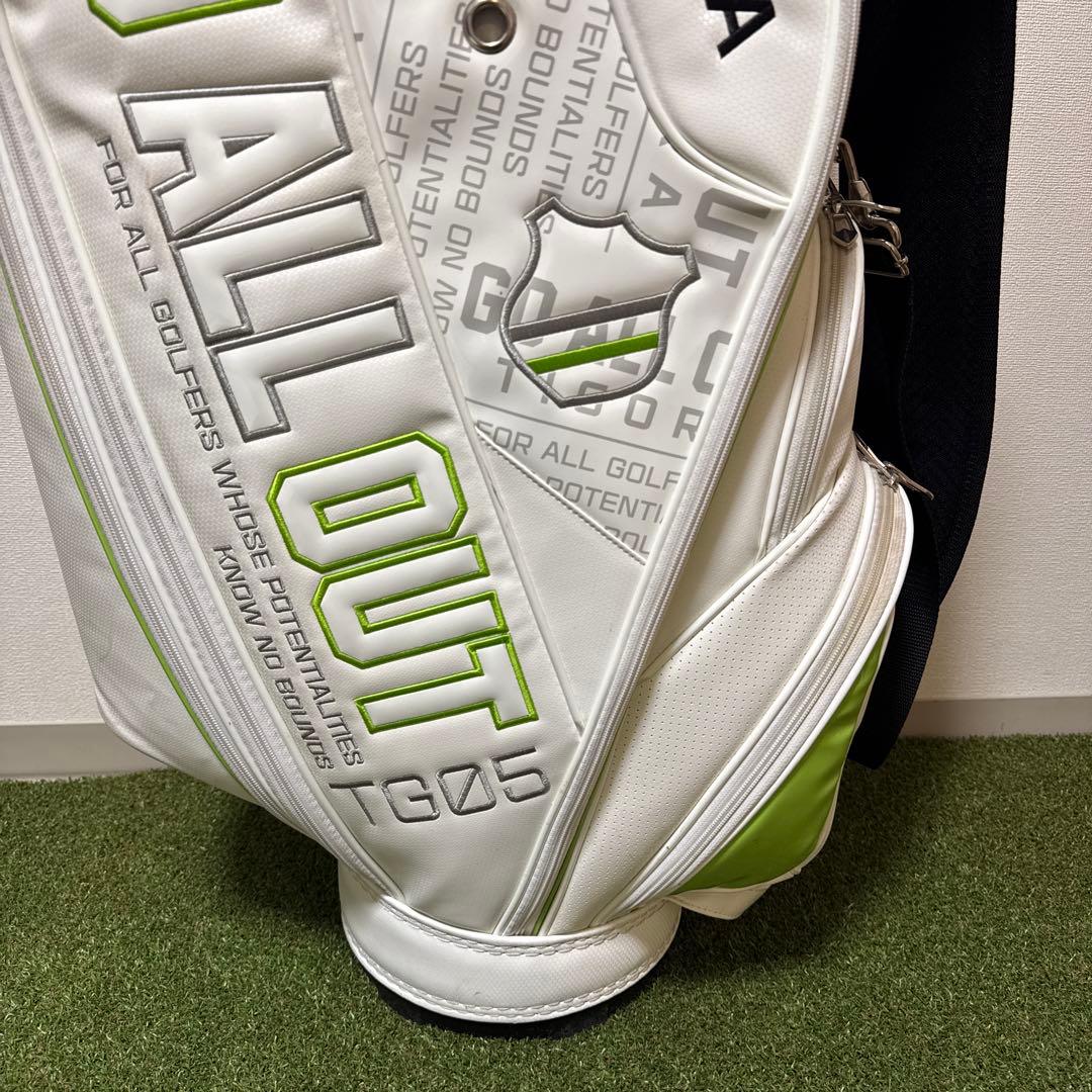 TIGORA キャディバッグ 47.5インチ対応左右非対称デザイン 9型