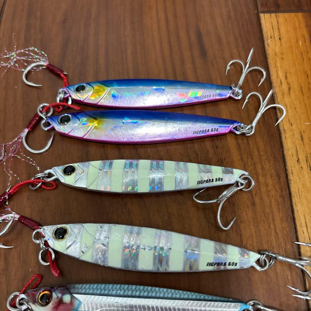 メジャークラフト　ジグパラ50g,60g,ジグパラTG50g,60g セット
