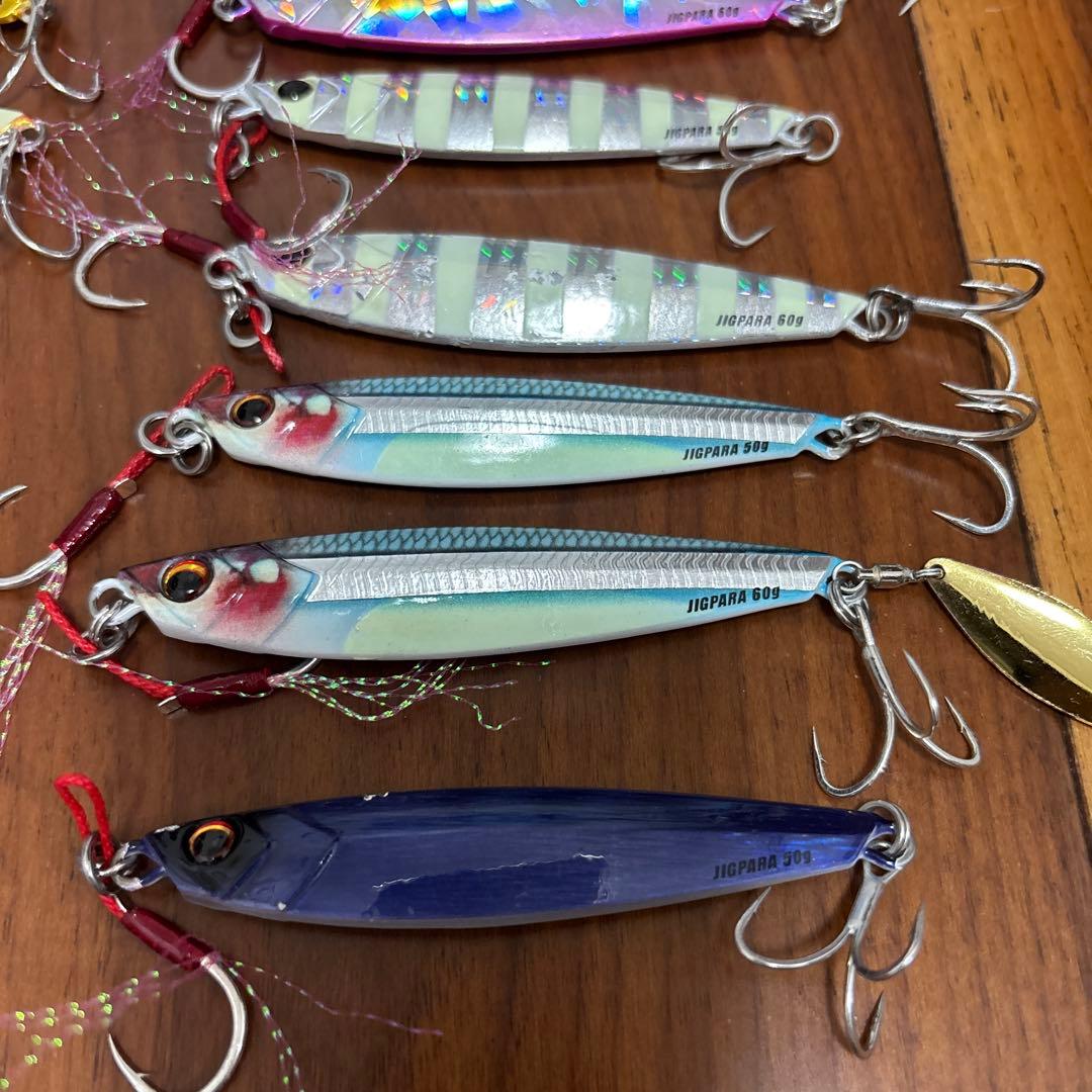 メジャークラフト　ジグパラ50g,60g,ジグパラTG50g,60g セット