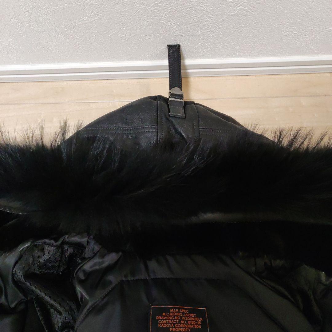 KADOYA カドヤ N-3R [M.I.R SPEC]レザージャケット　LL