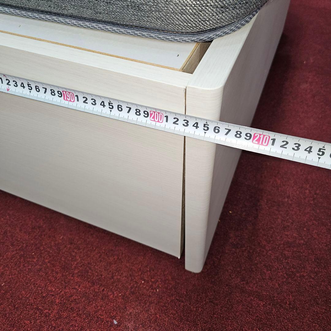 シンプル ホワイト シングルベッドフレーム 東京23区すべて送料無料