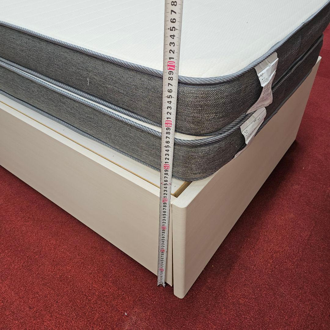 シンプル ホワイト シングルベッドフレーム 東京23区すべて送料無料