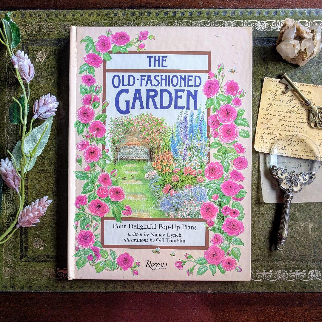まるで秘密の庭をそっと覗き込むような♪ポップアップ本　古書洋書