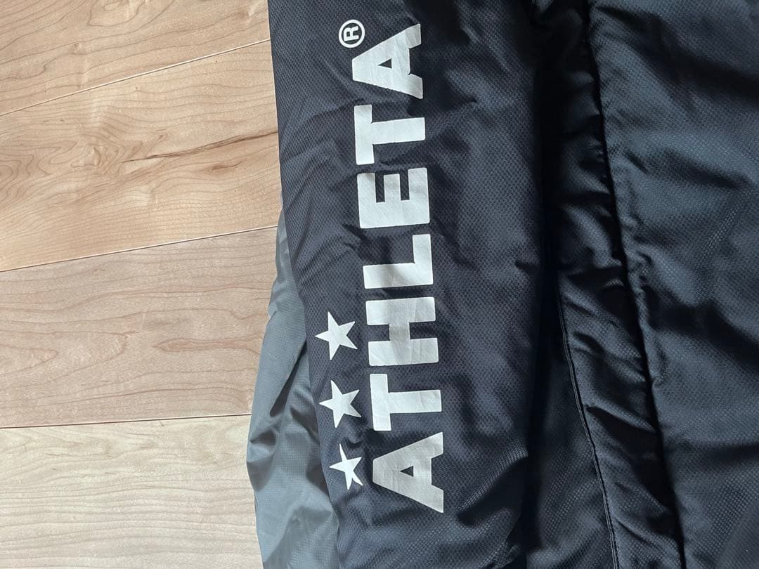 アスレタ ベンチコート 140 ブラック/グレー