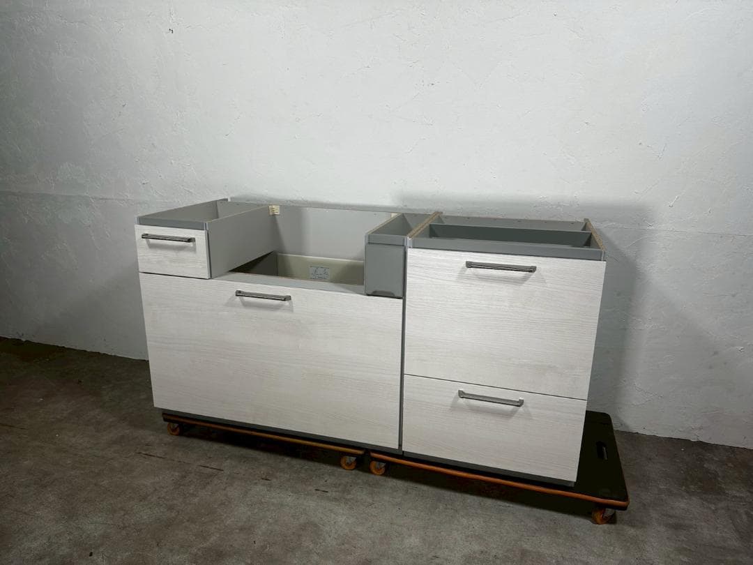 『メーカー不明』システムキッチン キャビネット 引き出し付き収納 RWmis63