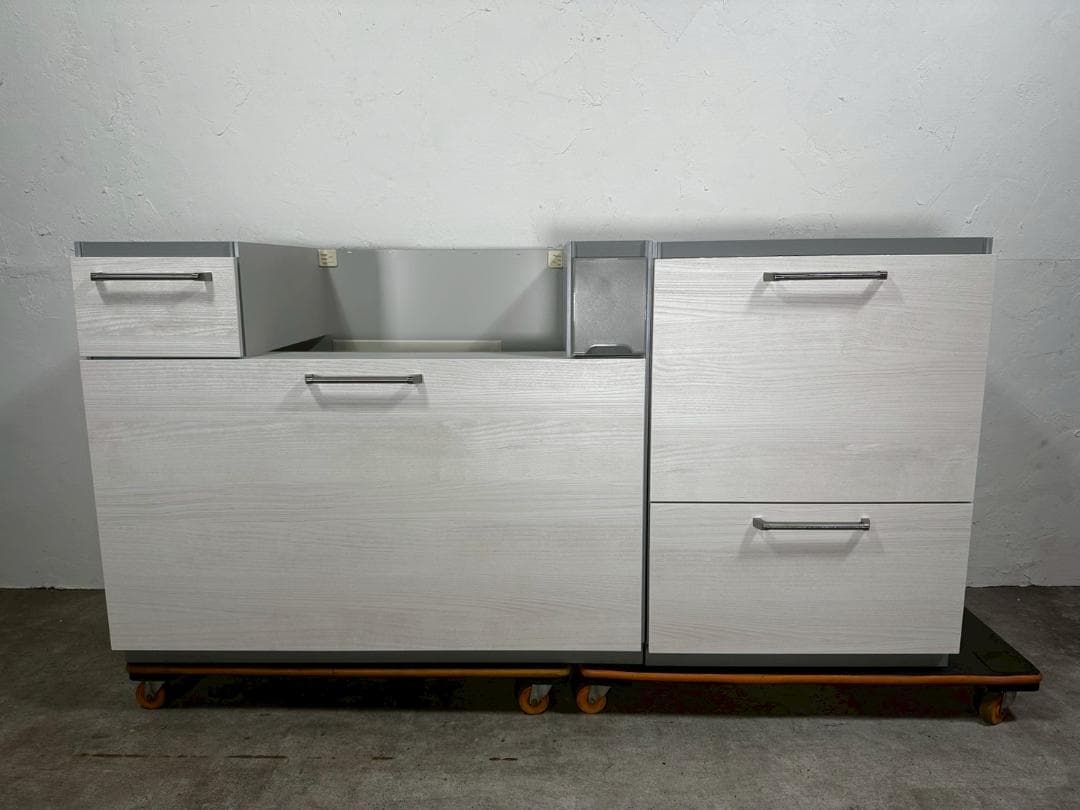 『メーカー不明』システムキッチン キャビネット 引き出し付き収納 RWmis63