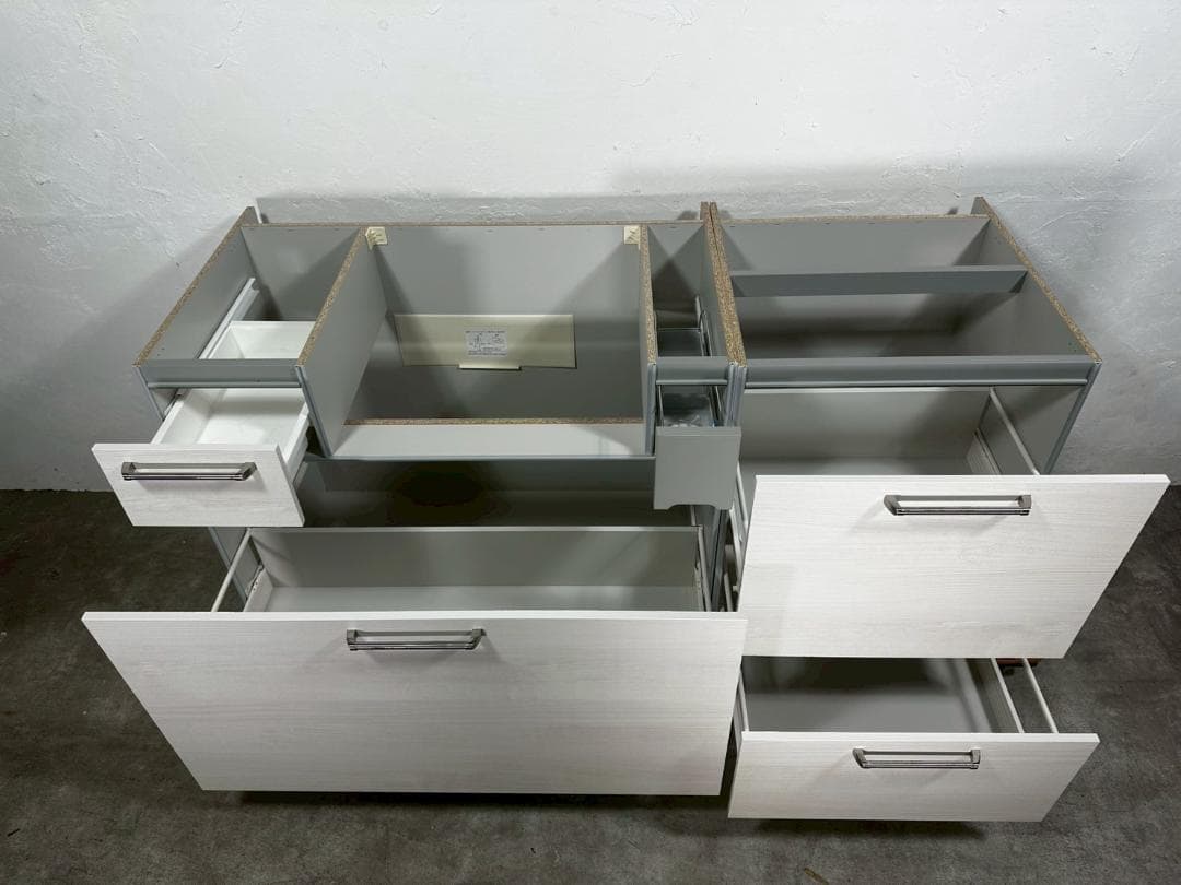 『メーカー不明』システムキッチン キャビネット 引き出し付き収納 RWmis63